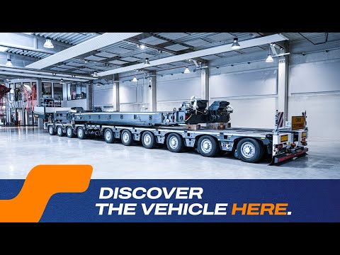 Faymonville - CombiMAX extendable trailer with 10 axles, add-on beam & Vesseldeck