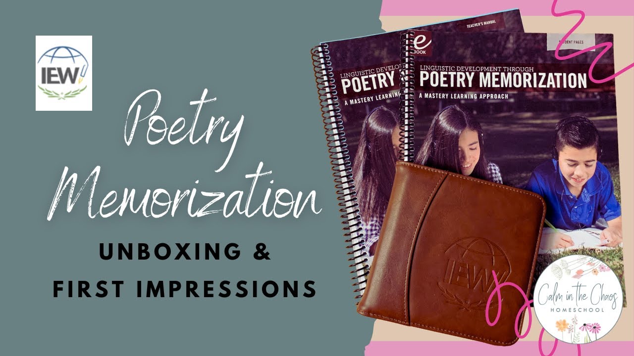 UNBOXING IEW'S LINGUISTIC DEVELOPMENT THROUGH POETRY MEMORIZATION CURRICULUM | My First Impressions