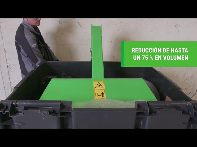 Vídeo relacionado con Prensa de Basura Relaxdays para contenedores, compactador de residuos domésticos, plástico, Prensa Manual, Acero, Azul