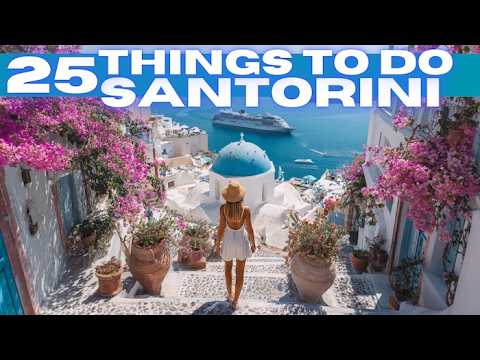 Best Things To Do in Santorini Greece 2025 4K