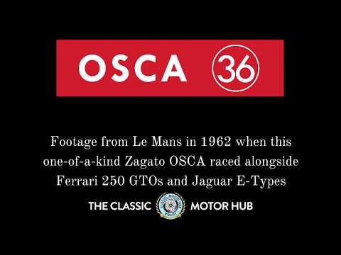 Thumbnail for Footage of OSCA 0036 1600 GTS Zagato from 1962 Le Mans - A Car Now For Sale at The Classic Motor Hub by O.S.C.A.