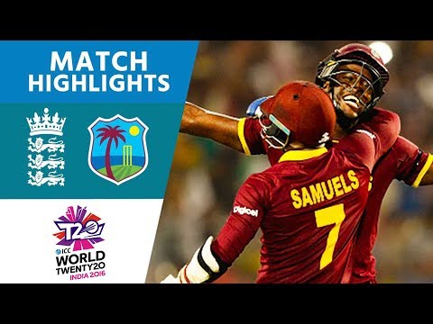 Brathwaite Hits 4 Sixes To Win! |  England vs West Indies | ICC Men's 
