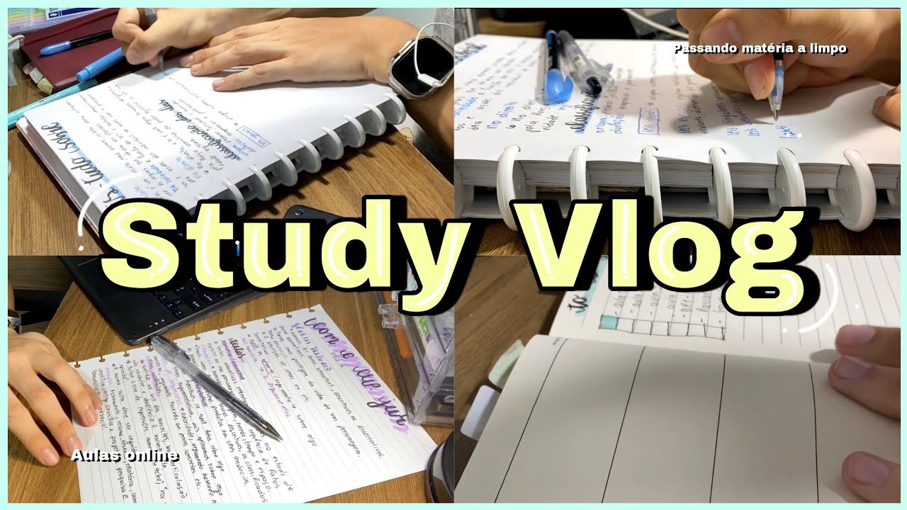 Study Vlog - Domingo de estudos
