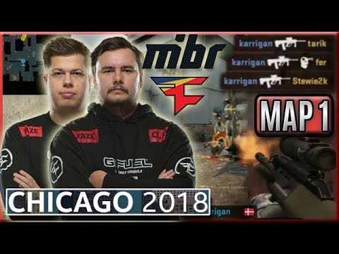 KarrigaN AUG Master! GuardiaN No Scope Clutch! FaZe Highlights VS Mibr/Map 1