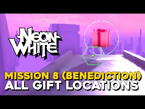 Neon White Mission 8 (Benediction) All Gift Locations