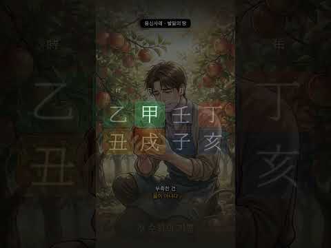 답은 발밑에 있었다 | 자월, 갑술일주