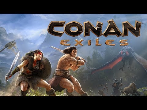 Conan Exiles -Base Building And Animal Taming!!!