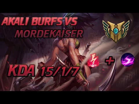 Akali burf vs Morde top ¿stompeamos?/MORDEKAISER VS AKALI burfst (league of legends10.14)