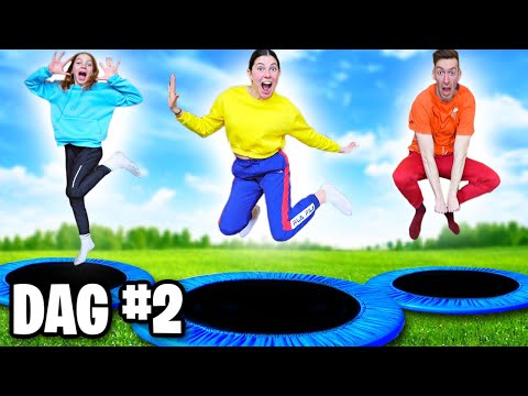 WIE ALS LAATSTE STOPT MET SPRINGEN WINT! *TRAMPOLINE CHALLENGE* #567