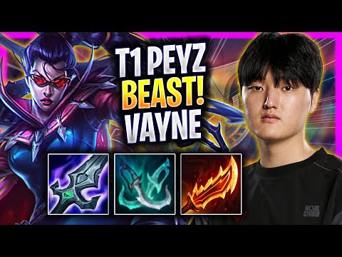 T1 PEYZ IS A BEAST WITH VAYNE! - T1 Peyz Plays Vayne ADC vs Lucian!