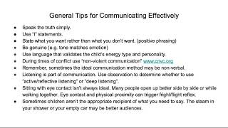 General Communication Tips Screencast