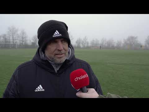 Entrainement du SO Cholet avant le match de Coupe de France contre Nice