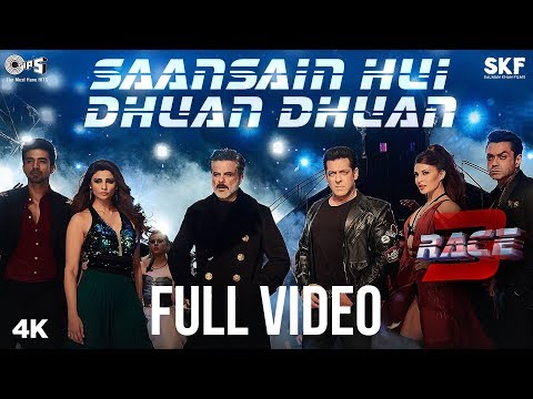 Saansain Hui Dhuan Dhuan Official Full Song Video - Race 3 | Salman Khan, Jacqueline, Anil, Bobby
