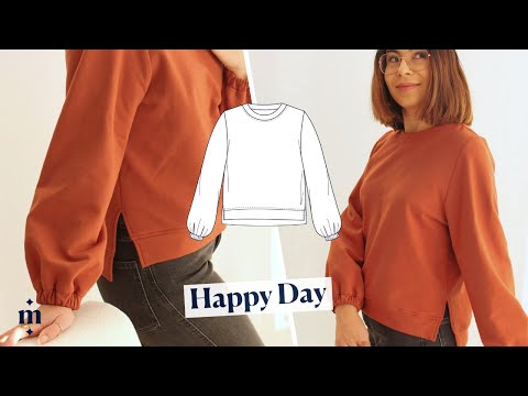 Coudre le sweat Happy Day - Majam
