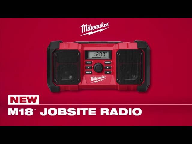 milwaukee Bat jobsite radio milwaukee m18 jsr dab+-0