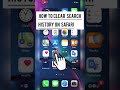 How To Clear Search History On Safari Shorts