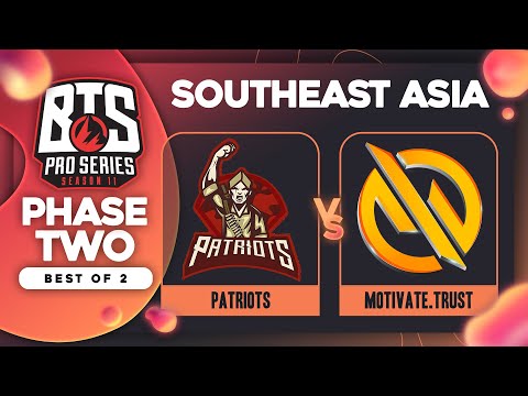 Patriots vs MG.Trust Game 1 - BTS Pro Series 11 SEA: Groups w/ Ares & Danog