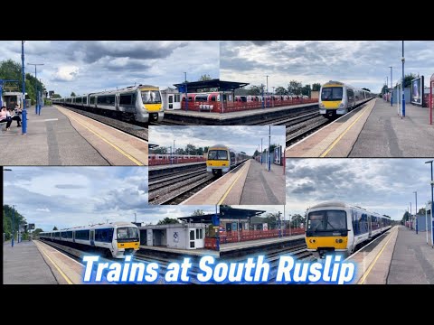 (Christmas Special) Chiltern Railways Trains At South Ruslip 