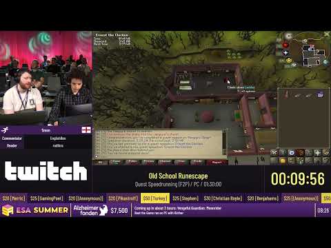 Old School Runescape [Quest Speedrunning (F2P)] by 5mon - #ESASummer23