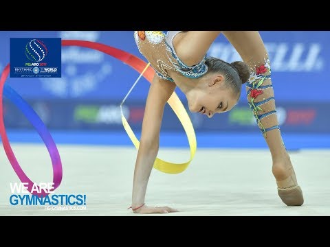 2017 Rhythmic Worlds, Pesaro (ITA) - Clubs Ribbon Finals, Highlights - We Are Gymnastics !