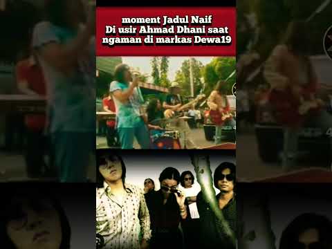 david Naif di usir Ahmad dhani saat ngamen di markas Dewa 19, salfok liat once lucu banget! #dewa19