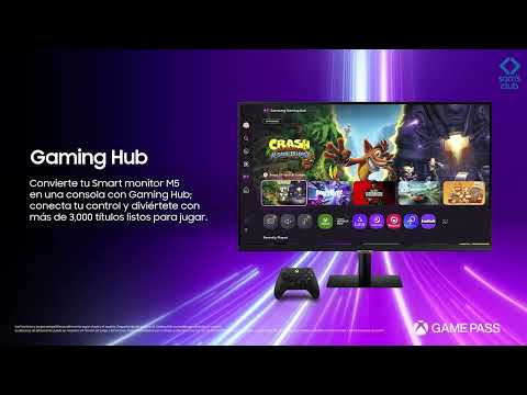 thumbnail video image 2 of Monitor Samsung  32" M5 FHD LS32DM500ELXZX, 2 of 7