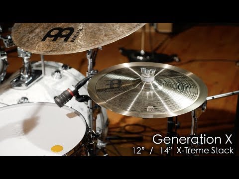 Meinl Cymbals GX-12/14XTS Stack Generation X 12"/14" X-Treme Stack Cymbals