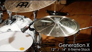 Video thumbnail for Meinl Cymbals GX-12/14XTS Stack Generation X 12"/14" X-Treme Stack Cymbals by MEINL Cymbals - Official Product Videos