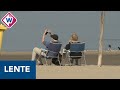 Mensen genieten van het lekkere lenteweer - OMROEP WEST
