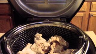 DeLonghi D28313UXBK Roto Deep Fryer Review FRIED CHICKEN