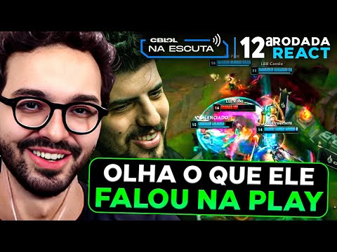 MYLON REAGE AO NA ESCUTA: ROBO NÃO FAÇA ISSO! - CBLOL Rodada 12