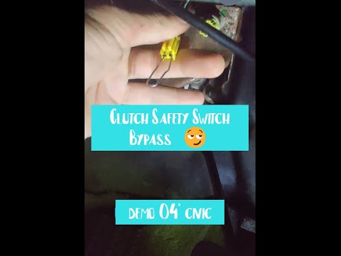 manual car not starting?!? check your clutch safety switch! 03 civic