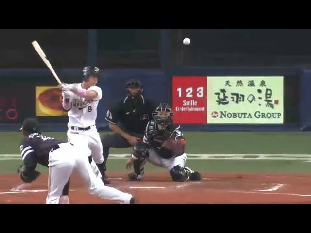 【2回裏】2年連続の胴上げ阻止へ バファローズ・駿太が先制タイムリー!! 2015/9/15 Bs-H