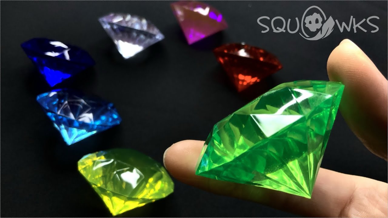 【UVレジン】カオスエメラルド、ソニックより先に集めてみた - ソニックフロンティア Chaos Emerald - Sonic Frontiers | DIY【UV Resin】