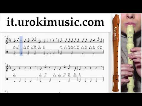 Lezioni di Flauto Dolce G. Camila Cabello - Real Friends Tutorial Spartito um-i276