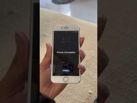 Apple iPhone Unavailable and iPhone lockout problem