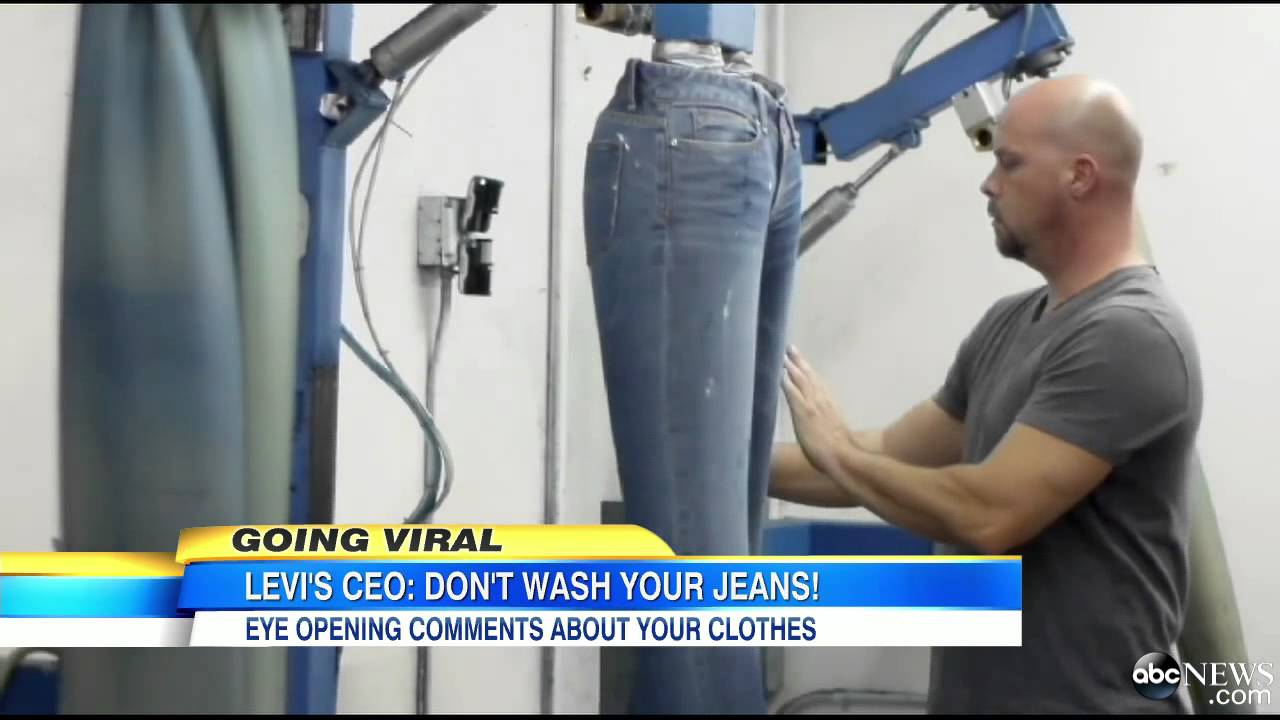 Levi's CEO Says Don't Wash Your Denim