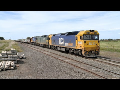 7731V Pacific National Grain Train With BL33 G520 XR559 (8/10/2021) - PoathTV Australian Railways