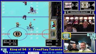 NHL 94 Hockey World Championship Tournament. Live Interview!