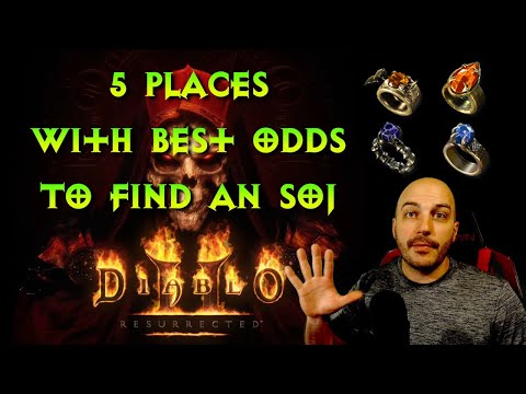 Diablo 2 Resurrected - Find Stone of Jordan FAST, 5 Places with Best Drop Odds, SOJ