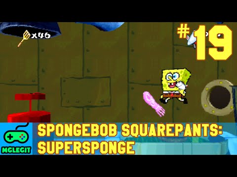 SpongeBob SquarePants SuperSponge Walkthrough Part 19 - Oil Rig (PS1) (No Commentary)