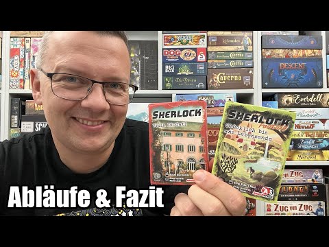 2 weitere Sherlock Krimi- bzw. Rätselspiele von ABACUSSPIELE