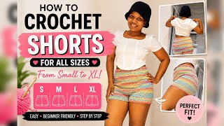 How To Crochet Shorts For All Sizes (Small to Xl)| Beginner Friendly