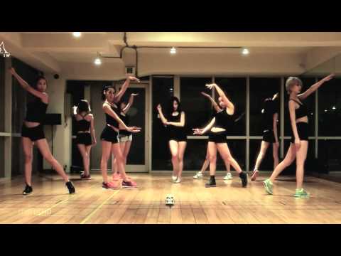 Nine Muses 'WILD' mirrored Dance Practice