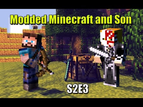 Modded Minecraft and Son| S2E3| Sieging the Castle!!