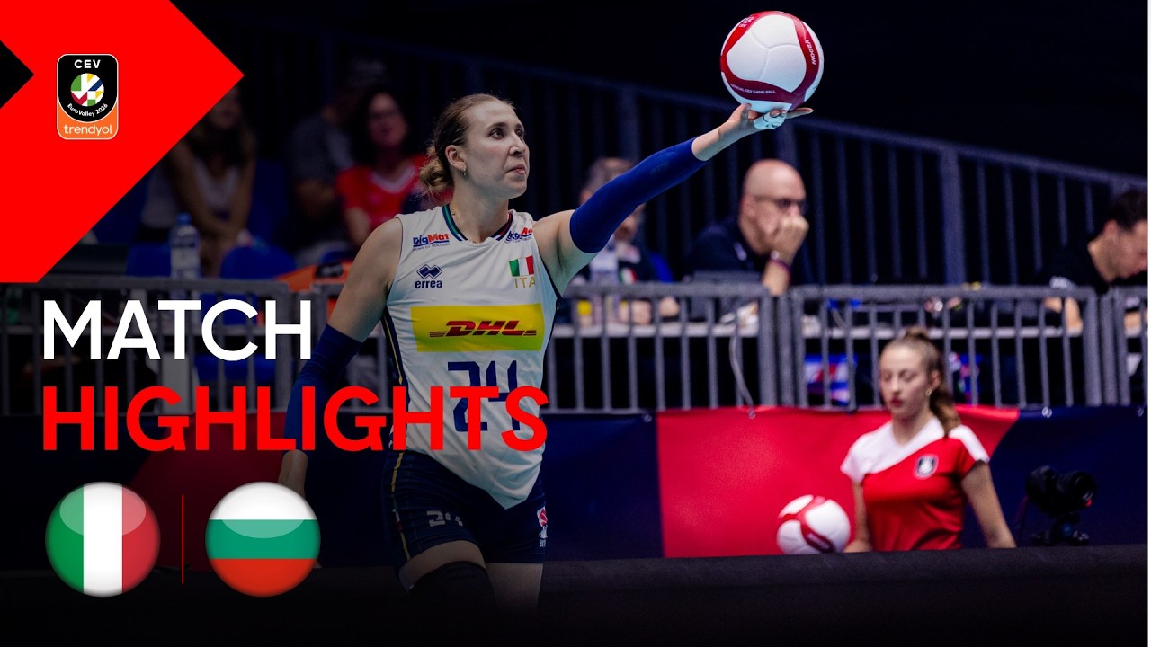 Highlights | ITALY vs. BULGARIA | CEV Trendyol EuroVolley 2026 | Women