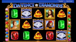 Davinci diamonds slot big win Video