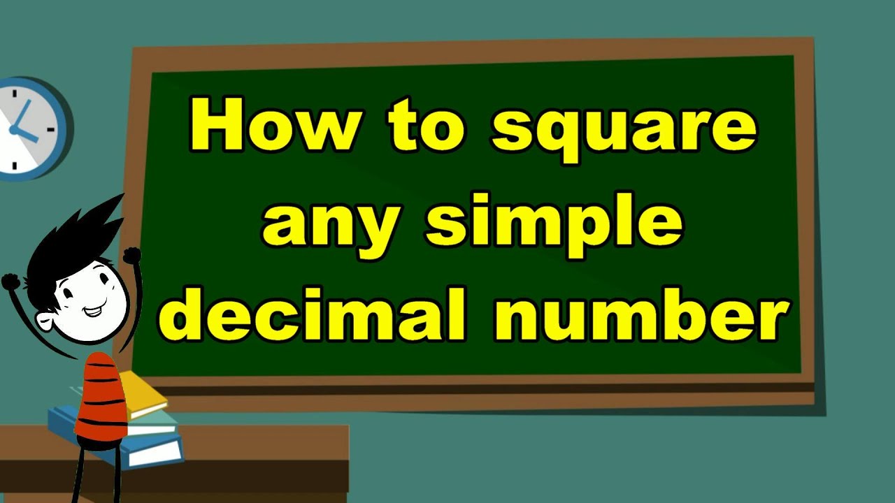 Learn to Square any 2 digit decimal number I Math Tricks and Tips