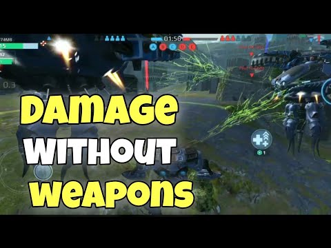[WR] 💥I ran  No weapon Hangar how much damage it can do .war robots WR