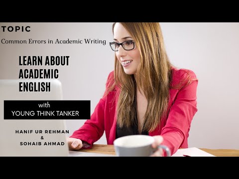 14 Common Errors in Thesis & Assignment of Academic English Writing